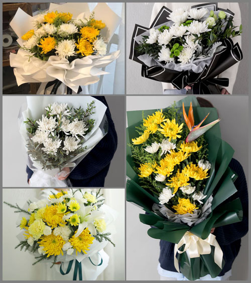 河南南阳卧龙区英庄镇西赵营村白事花束代送